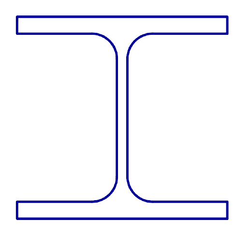 Profilé métallique - Section en H